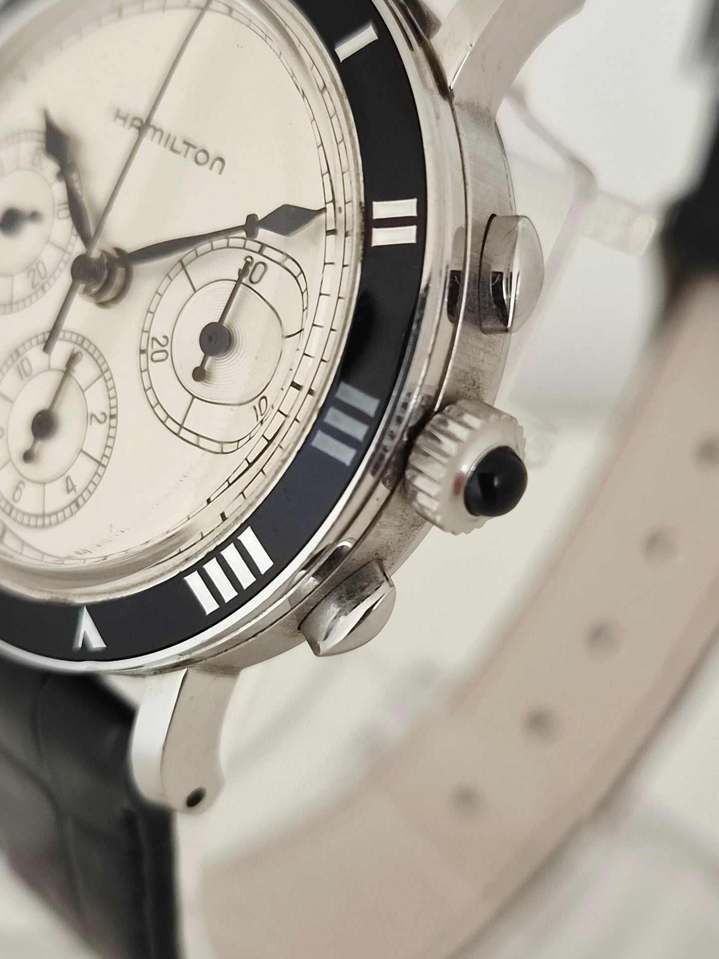 Hamilton - Piping Rock - Lemania Tricompax Chronograph - Art Déco