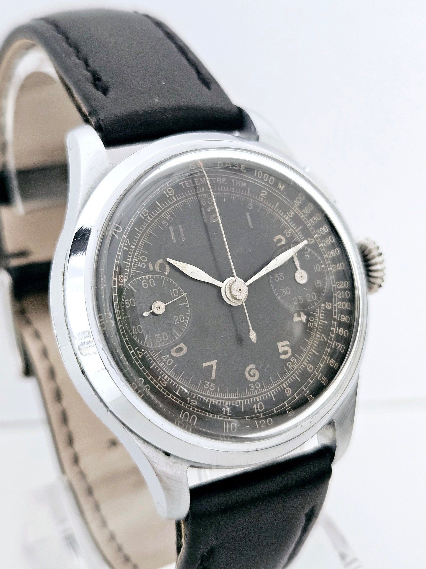 Angelus 210 Chronograph - Mono Pusher - Vintage Bicompax Watch