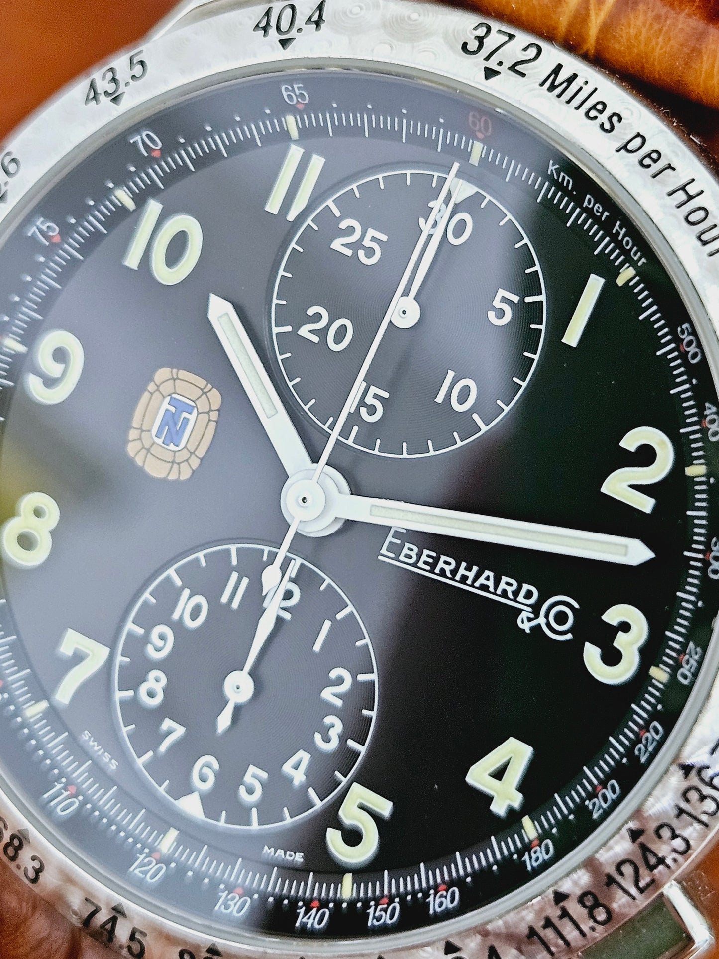 Eberhard & Co. - Tazio Nuvolari - Ref. 31030 - Full Set Nos Condition