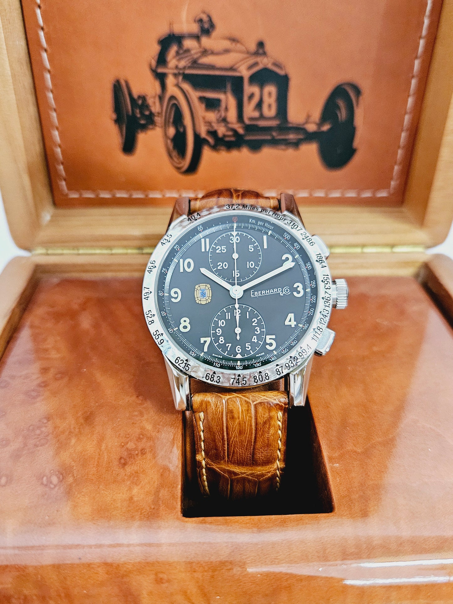 Eberhard & Co. - Tazio Nuvolari - Ref. 31030 - Full Set Nos Condition