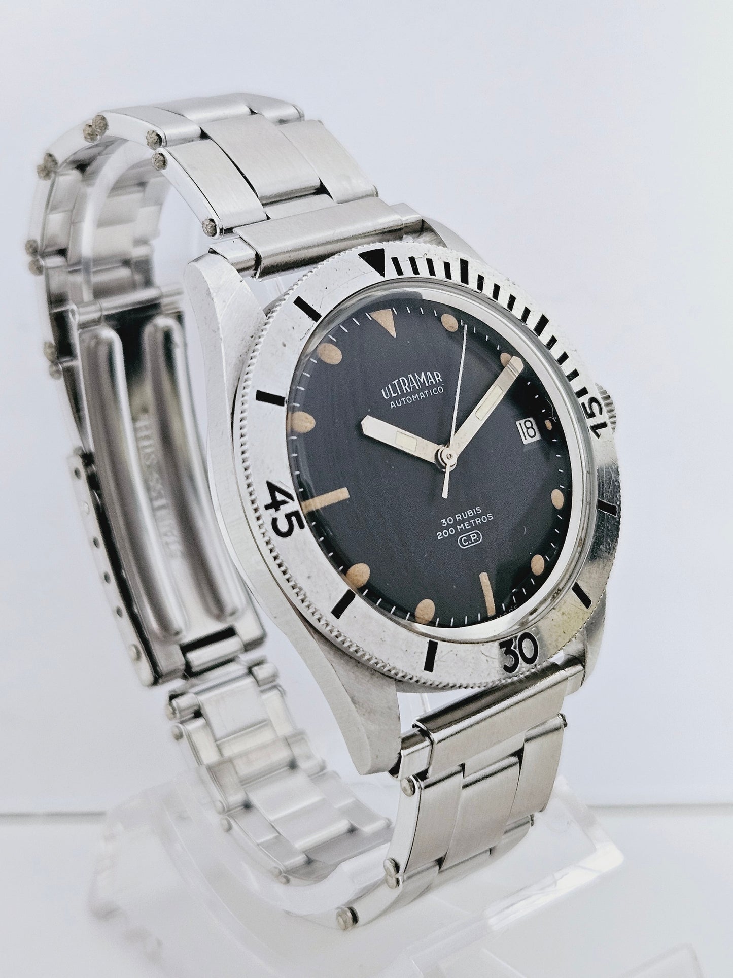 Ultramar - Diver - Hombre Rana 200 Mt - Vintage Automatic Swiss Made