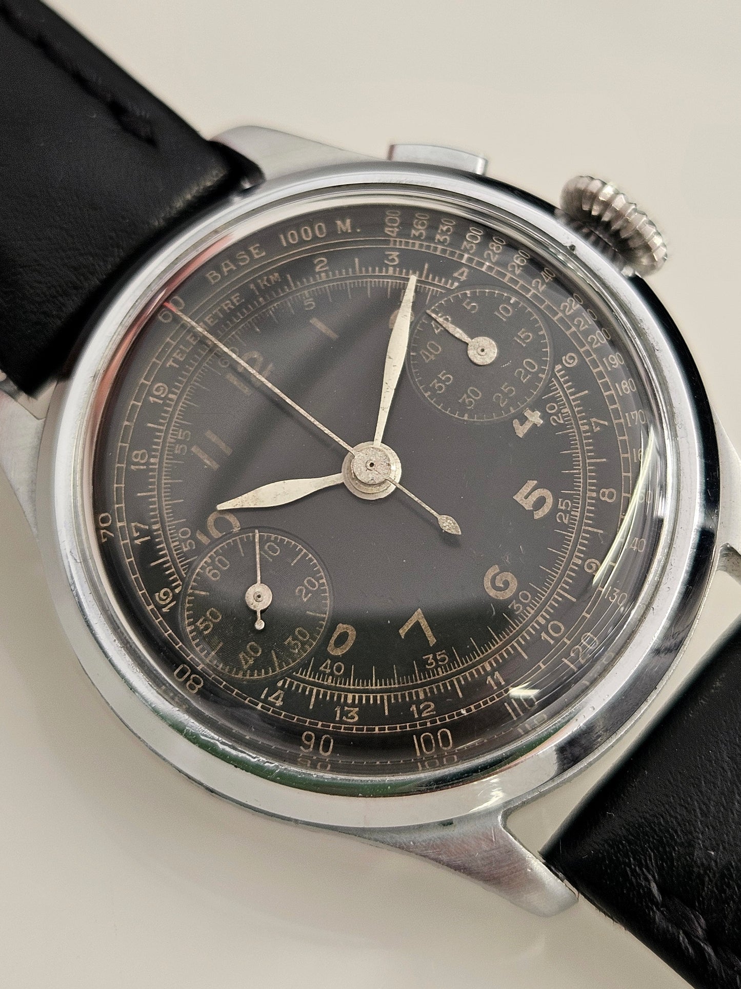 Angelus 210 Chronograph - Mono Pusher - Vintage Bicompax Watch