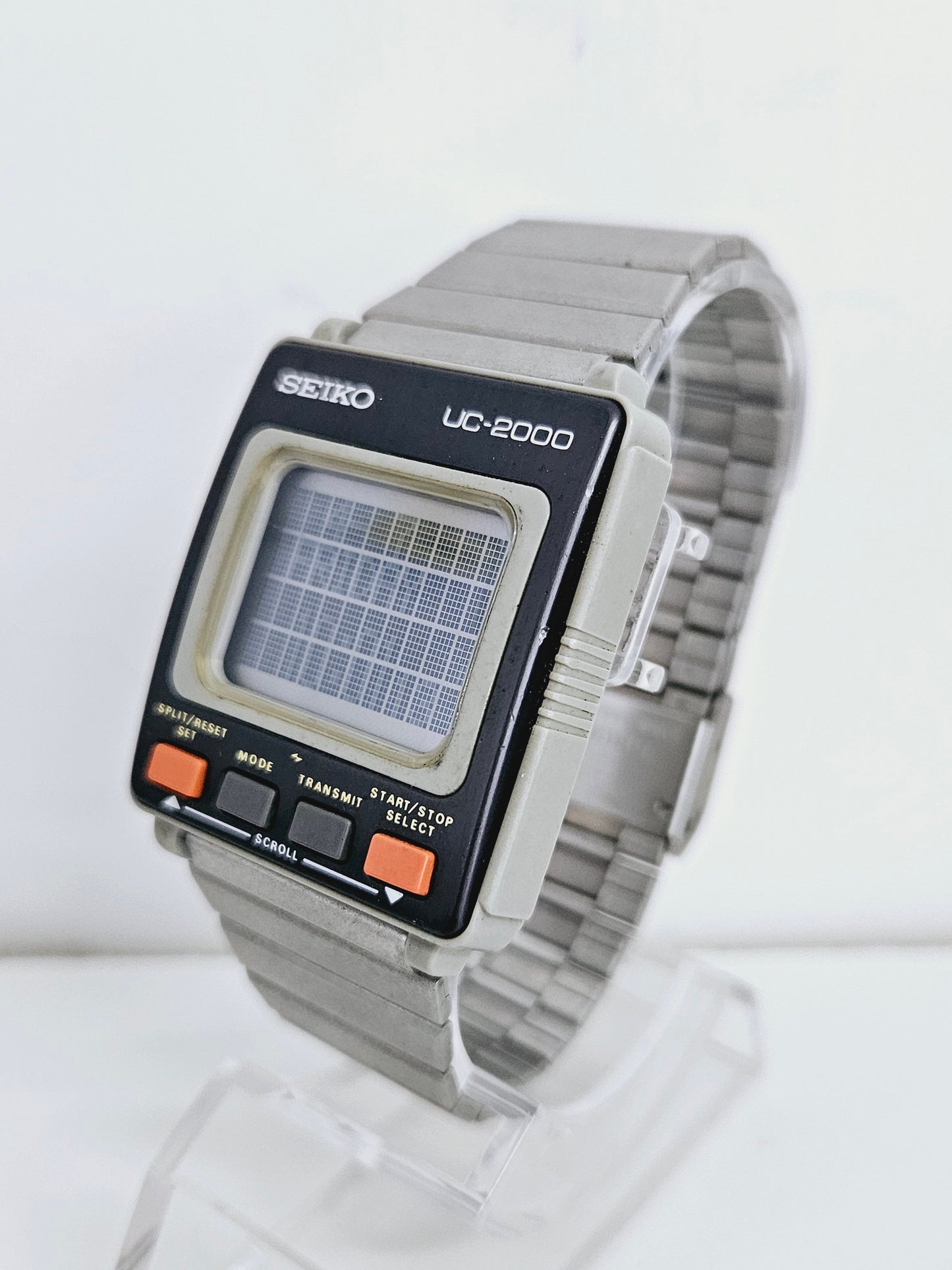 Seiko UC-2000 UW01-0010 Ref. 431424 Vintage Quartz Watch LCD Display