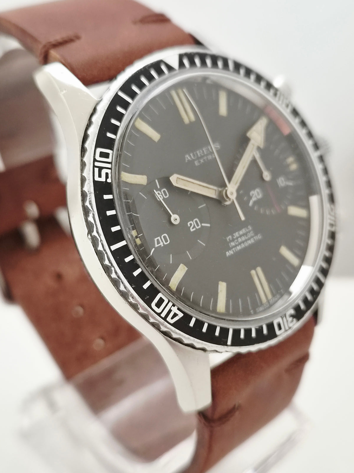 Aureus Extra - Diver Chronograph - Valjoux 7730 - Steel Case - Salazar Mark