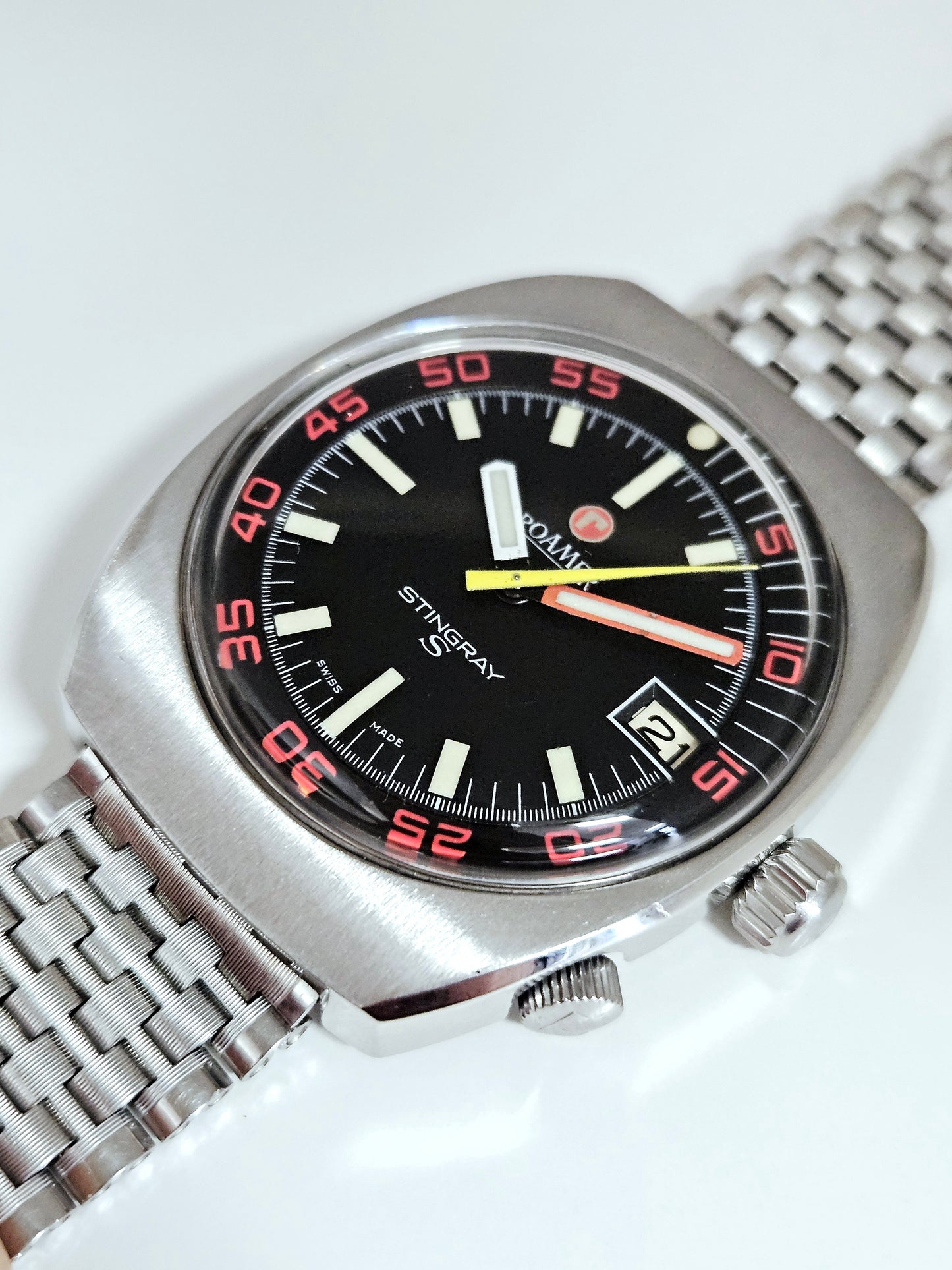 Roamer - Stingray S - Mk1 - Ref. 471-9120.602 - Automatico - Brevet Case - 660Ft - Diver Vintage