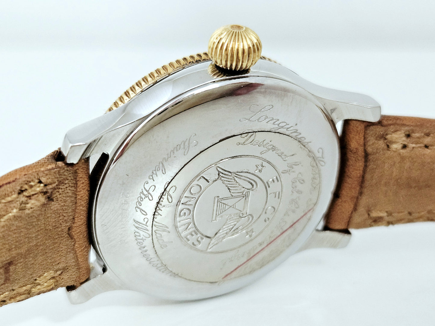 Longines - Lindbergh Hour Angle - Ref. 628-5229 - Gold/Steel - Full Set