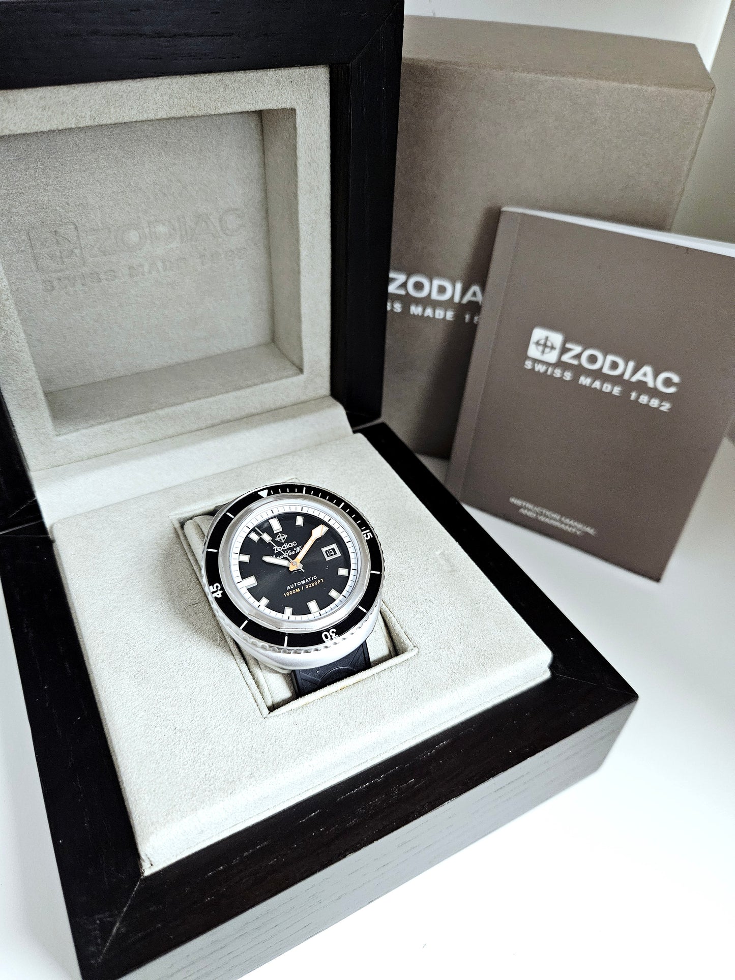 Zodiac - Super Sea Wolf 68 - Diver 1000 MT - Automatico - Box & Paper