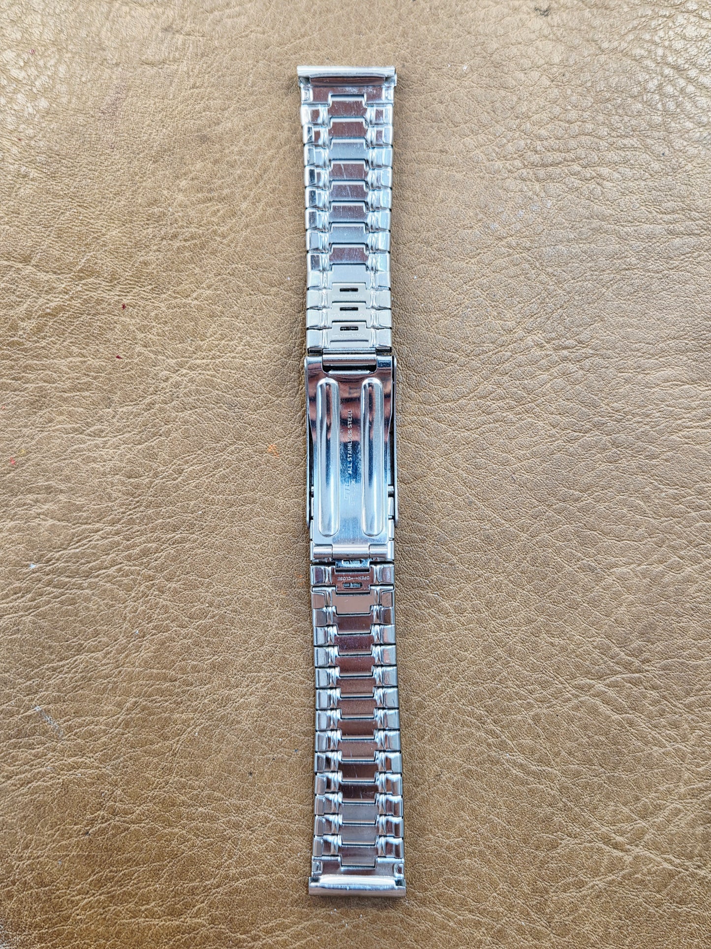 Bracciale STL Stelux - Acciaio Vintage - Prov. Pat 44865/65 - 19 mm