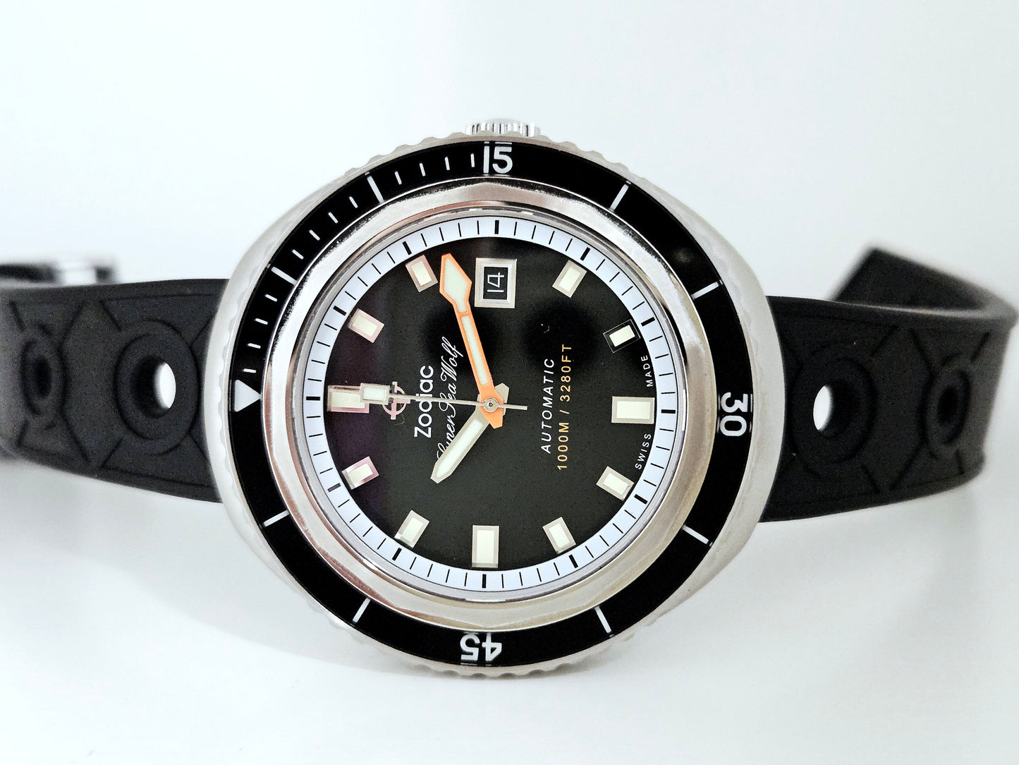 Zodiac - Super Sea Wolf 68 - Diver 1000 MT - Automatico - Box & Paper