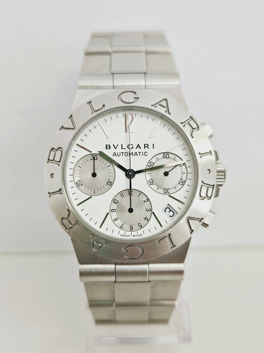 Bulgari - Diagono - Automatic Chronograph - Ref. CH35S - Panda Dial