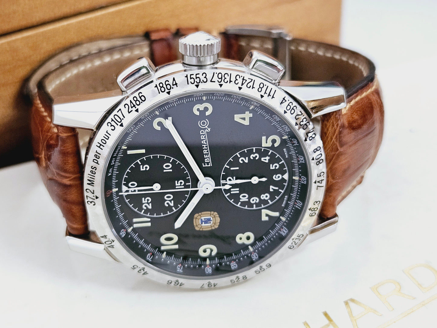 Eberhard & Co. - Tazio Nuvolari - Ref. 31030 - Full Set Nos Condition