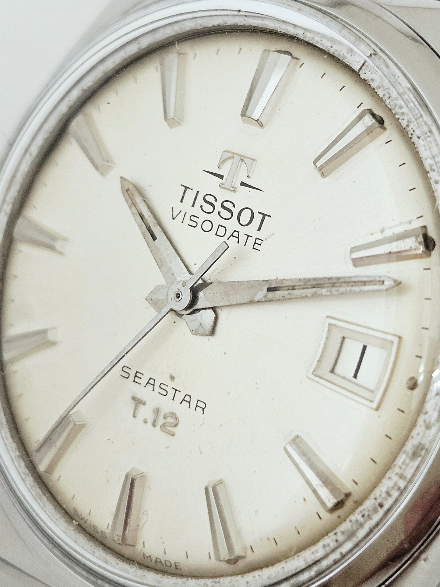 Tissot - Seastar Visodate T-12 - Ref. - 41512/42512-3 - Gay Freres Bracelet - Vintage Watch