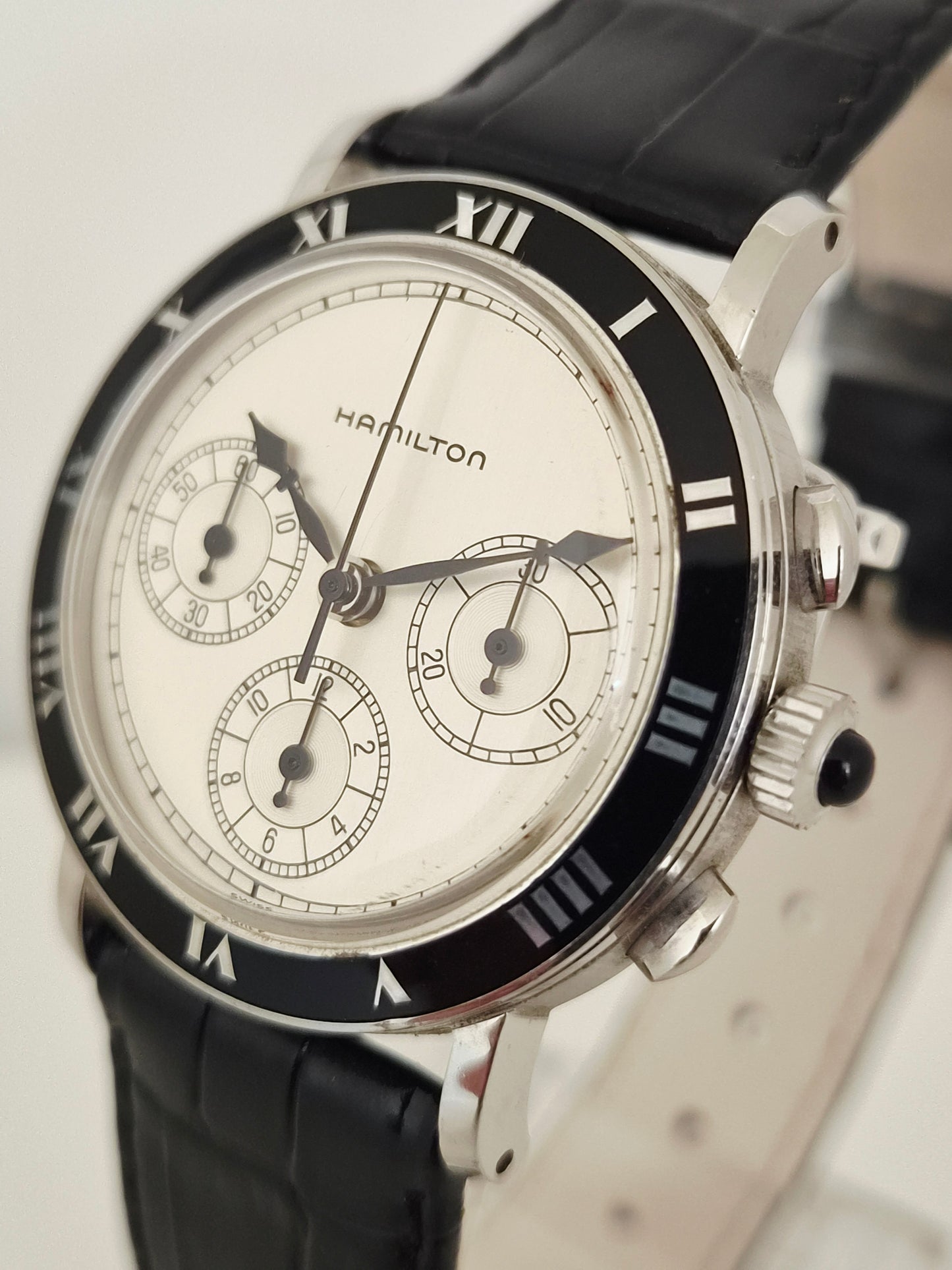 Hamilton - Piping Rock - Lemania Tricompax Chronograph - Art Déco