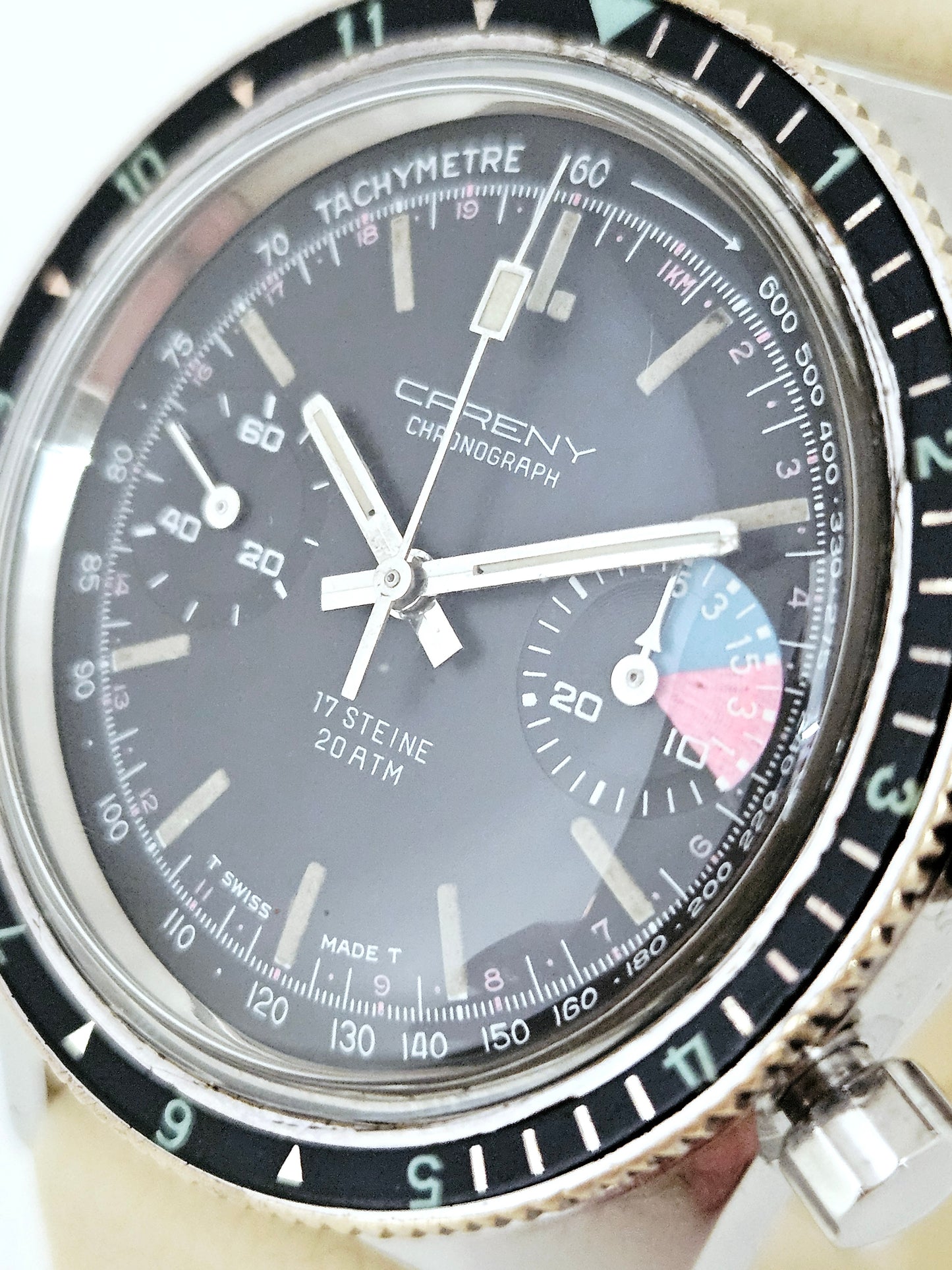 Careny (Jenny & Cie. SA) - Diver Chronograph - Valjoux 7733 - 20 Atm