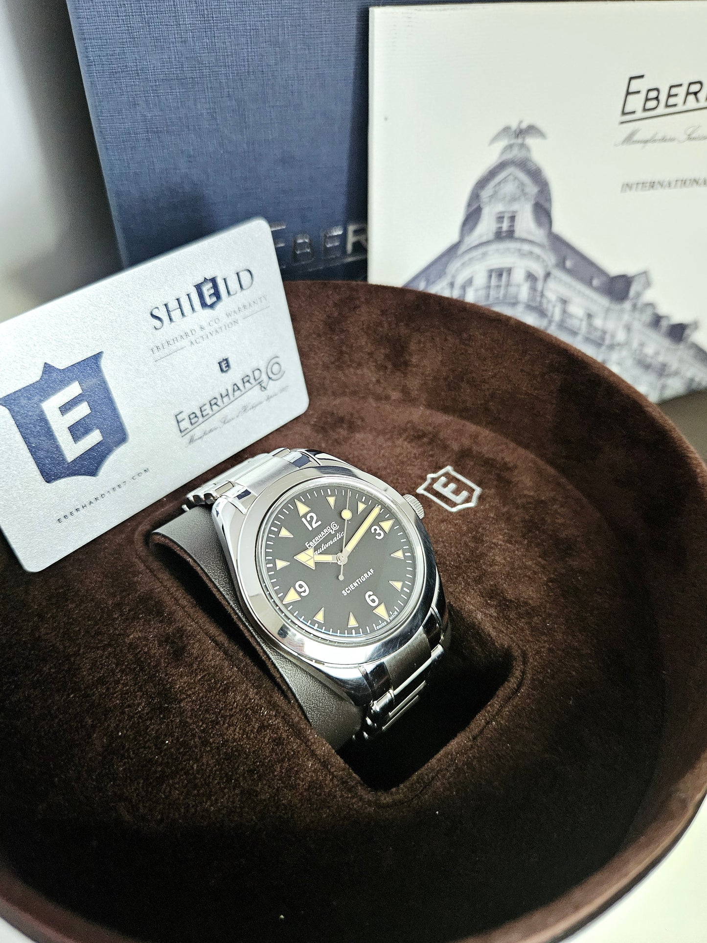 Eberhard & Co. - Scientigraf - Automatic - Ref: 41043.02 CAPS - Full Set