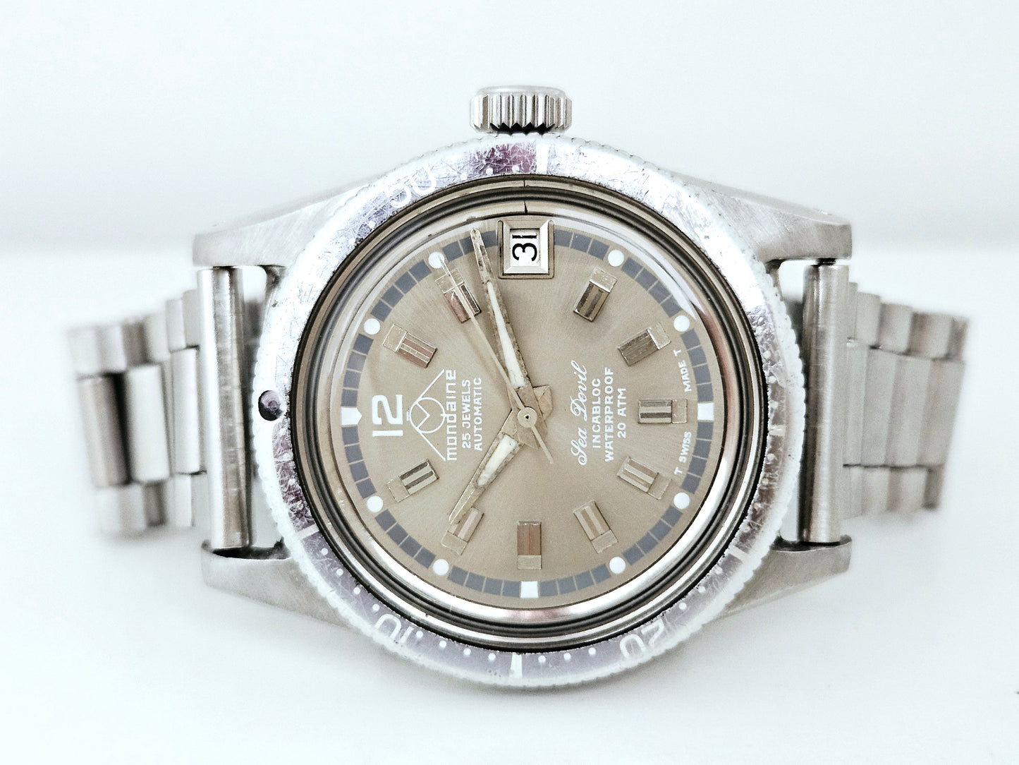 Mondaine - Sea Devil - Ref. 1300 - Calypsomatic Case - Diver 20 Atmos