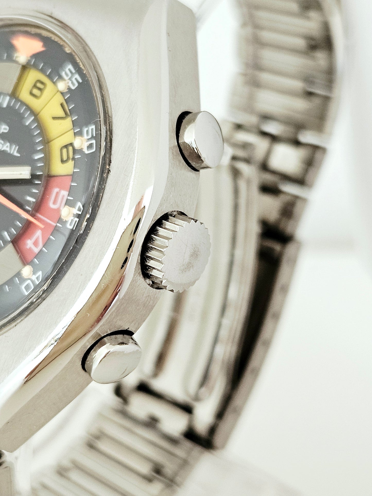 Vip - Memosail - Ref. 4168-1 - Regata Chronograph Watch - All Stainless Steel