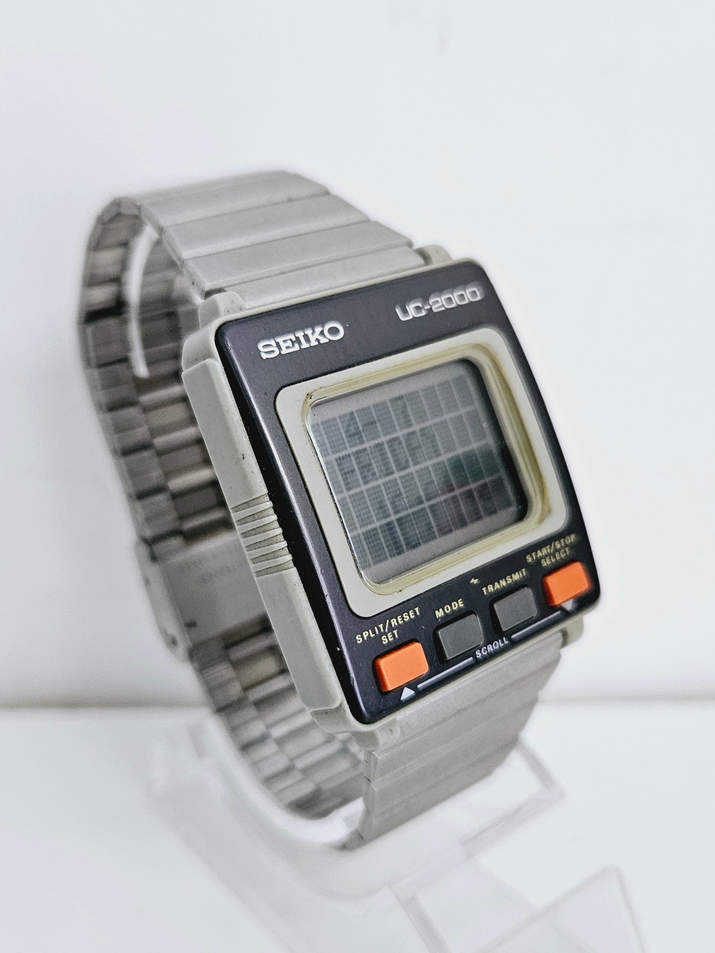 Seiko UC-2000 UW01-0010 Ref. 431424 Vintage Quartz Watch LCD Display