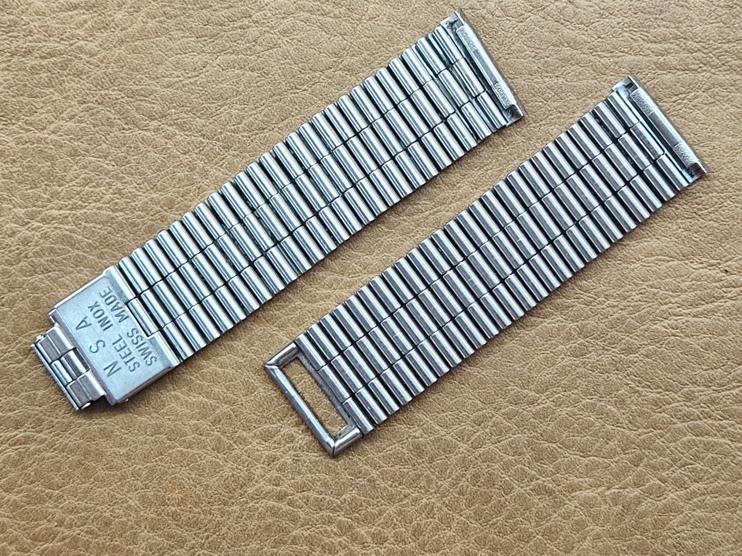 Bracciale Novavit S.A. - NSA x Felca - Acciaio Vintage - 19 mm