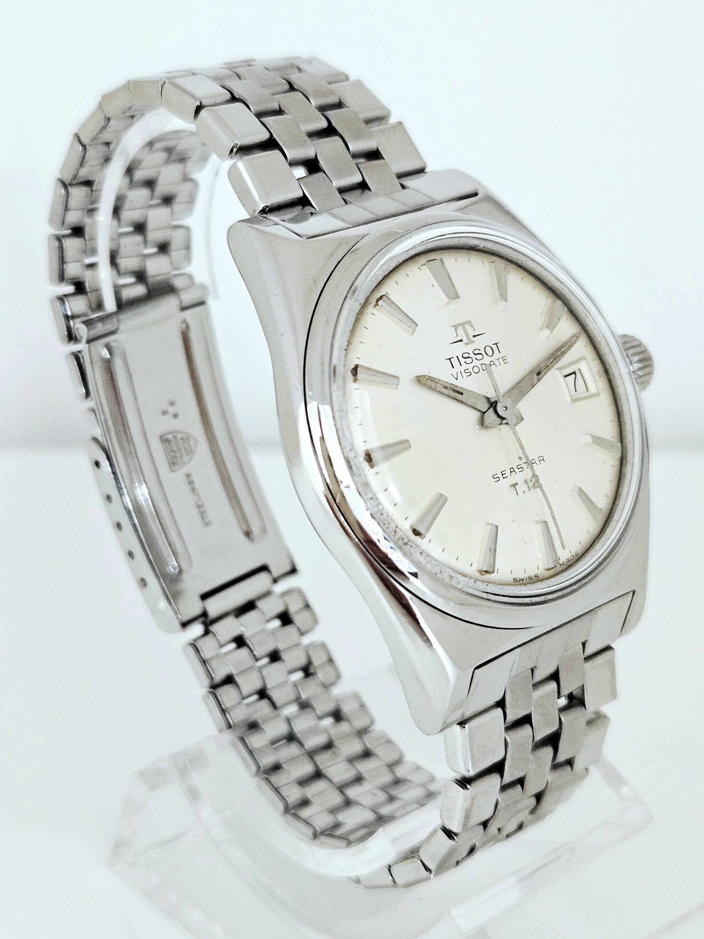 Tissot - Seastar Visodate T-12 - Ref. - 41512/42512-3 - Gay Freres Bracelet
