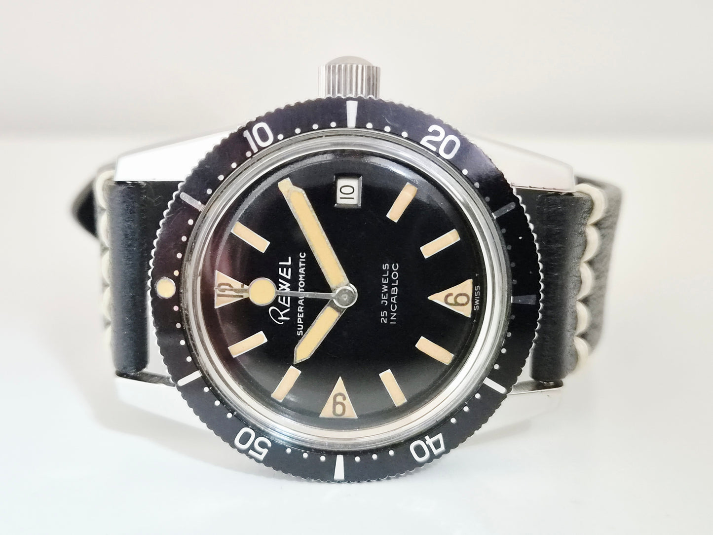 Rewel - Skin Diver - Mod. Submarine - Automatico - Steel Case 38 mm