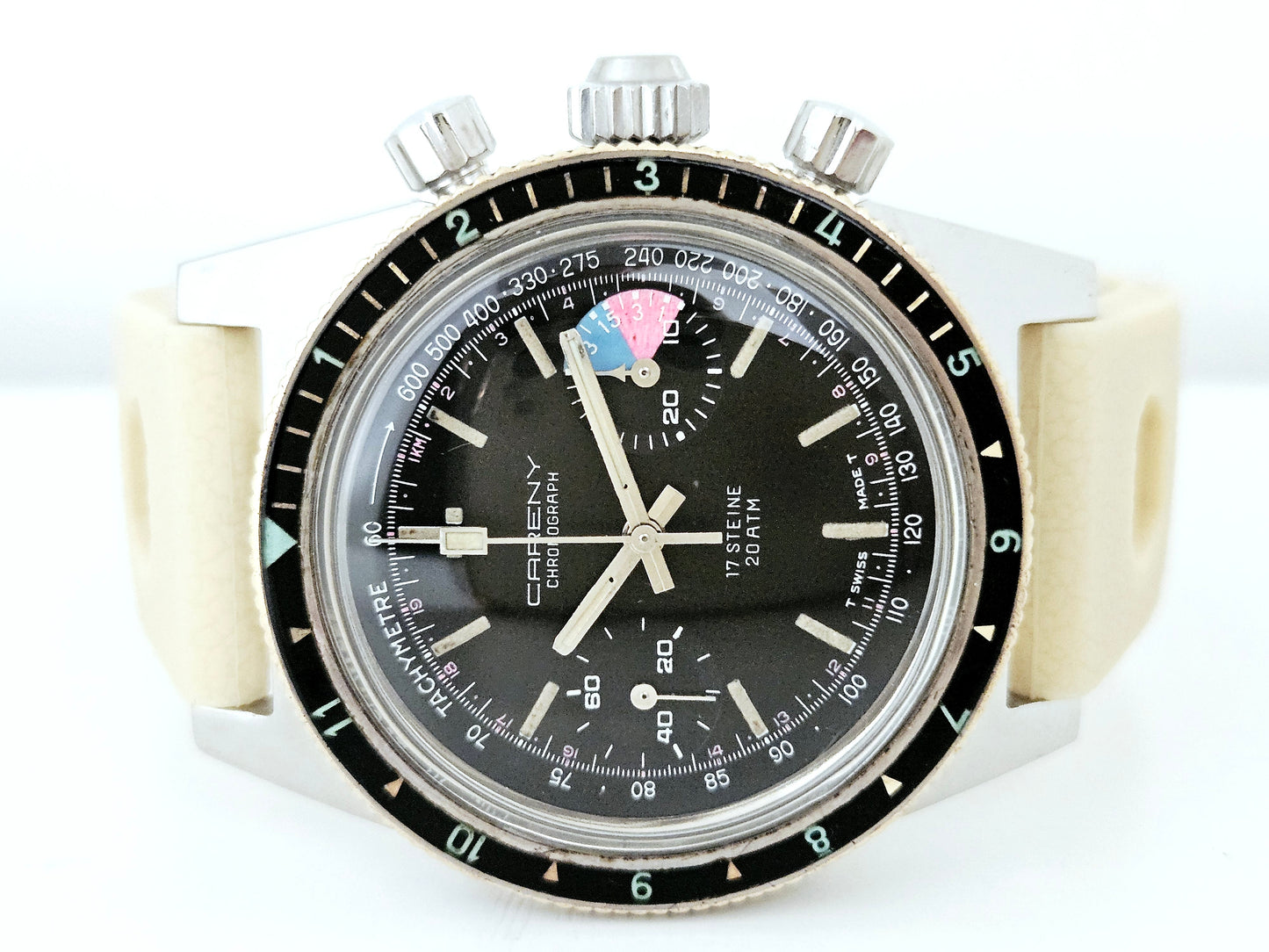 Careny (Jenny & Cie. SA) - Diver Chronograph - Valjoux 7733 - 20 Atm