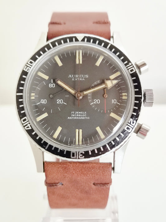 Aureus Extra - Diver Chronograph - Valjoux 7730 - Steel Case - Salazar Mark