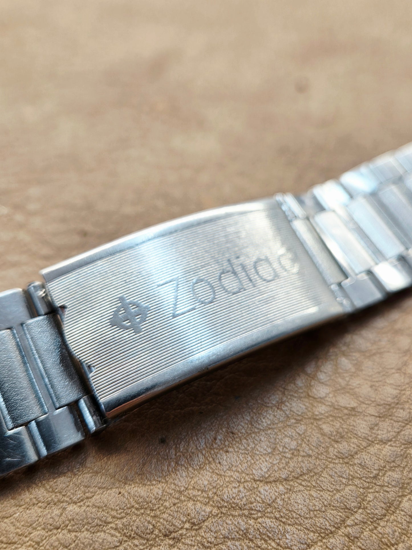 Bracciale Novavit S.A. - NSA x Zodiac - Acciaio Vintage - 18 mm