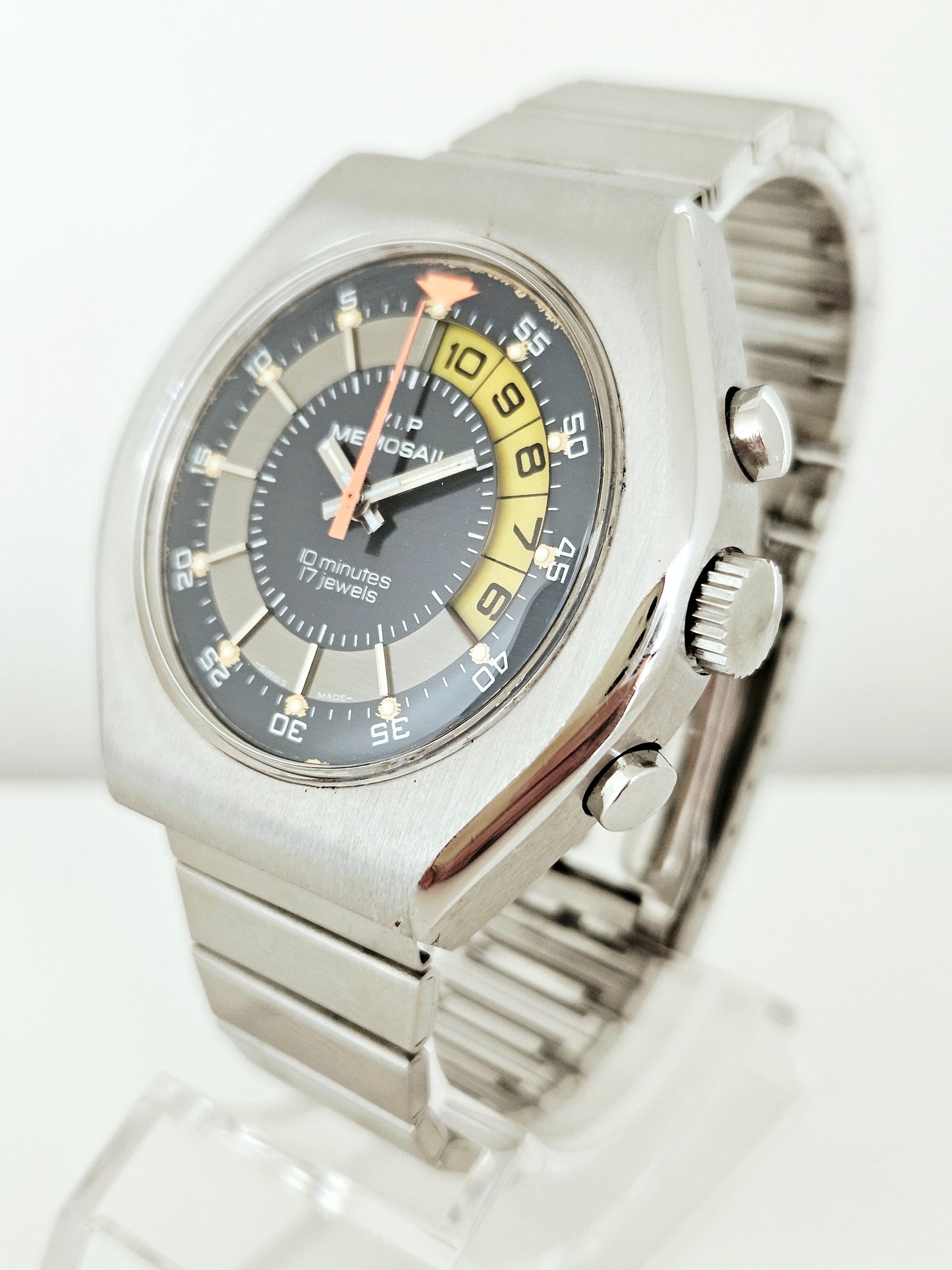 Vip - Memosail - Ref. 4168-1 - Regata Chronograph Watch - All Stainless Steel