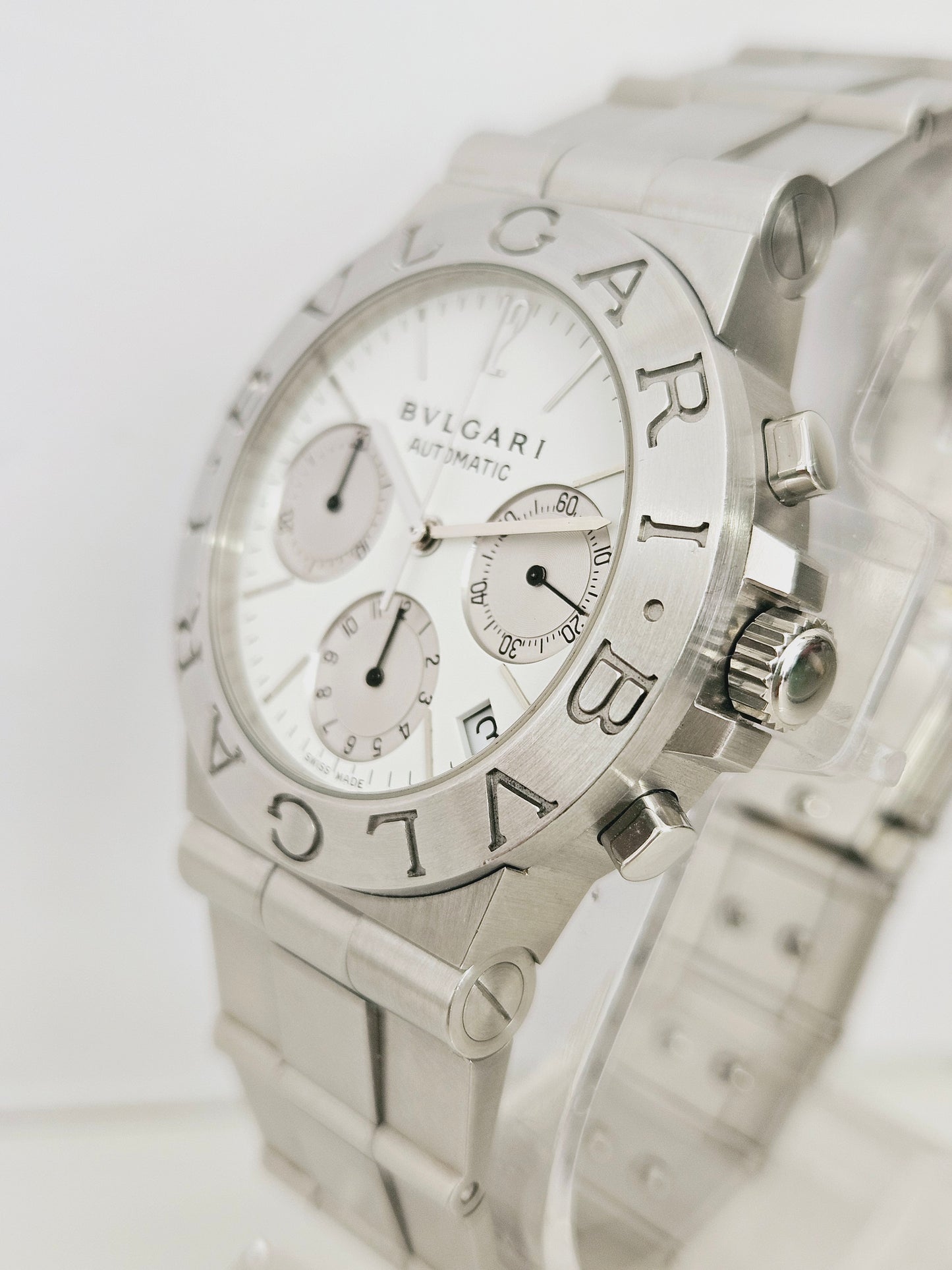 Bulgari - Diagono - Automatic Chronograph - Ref. CH35S - Panda Dial