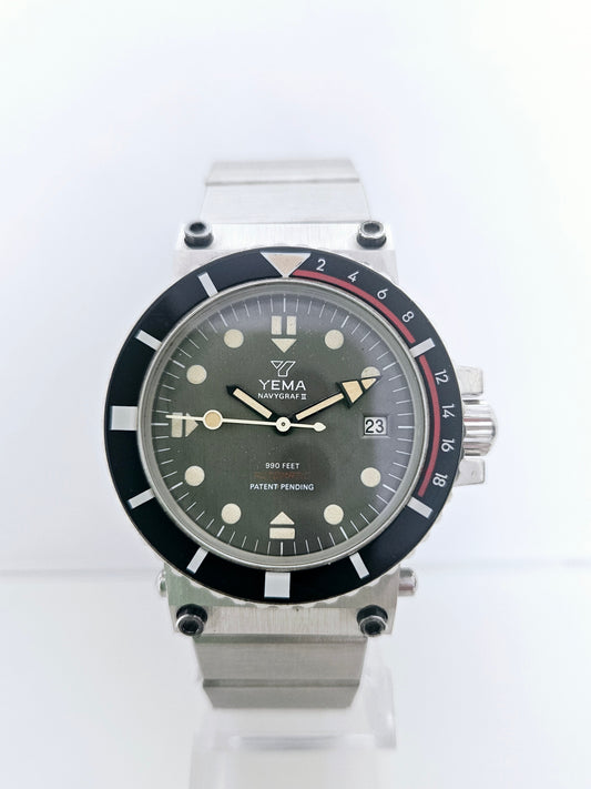 Yema Navygraf II -Automatic -Ref. 55.025.6 - Vintage Diver Breveté