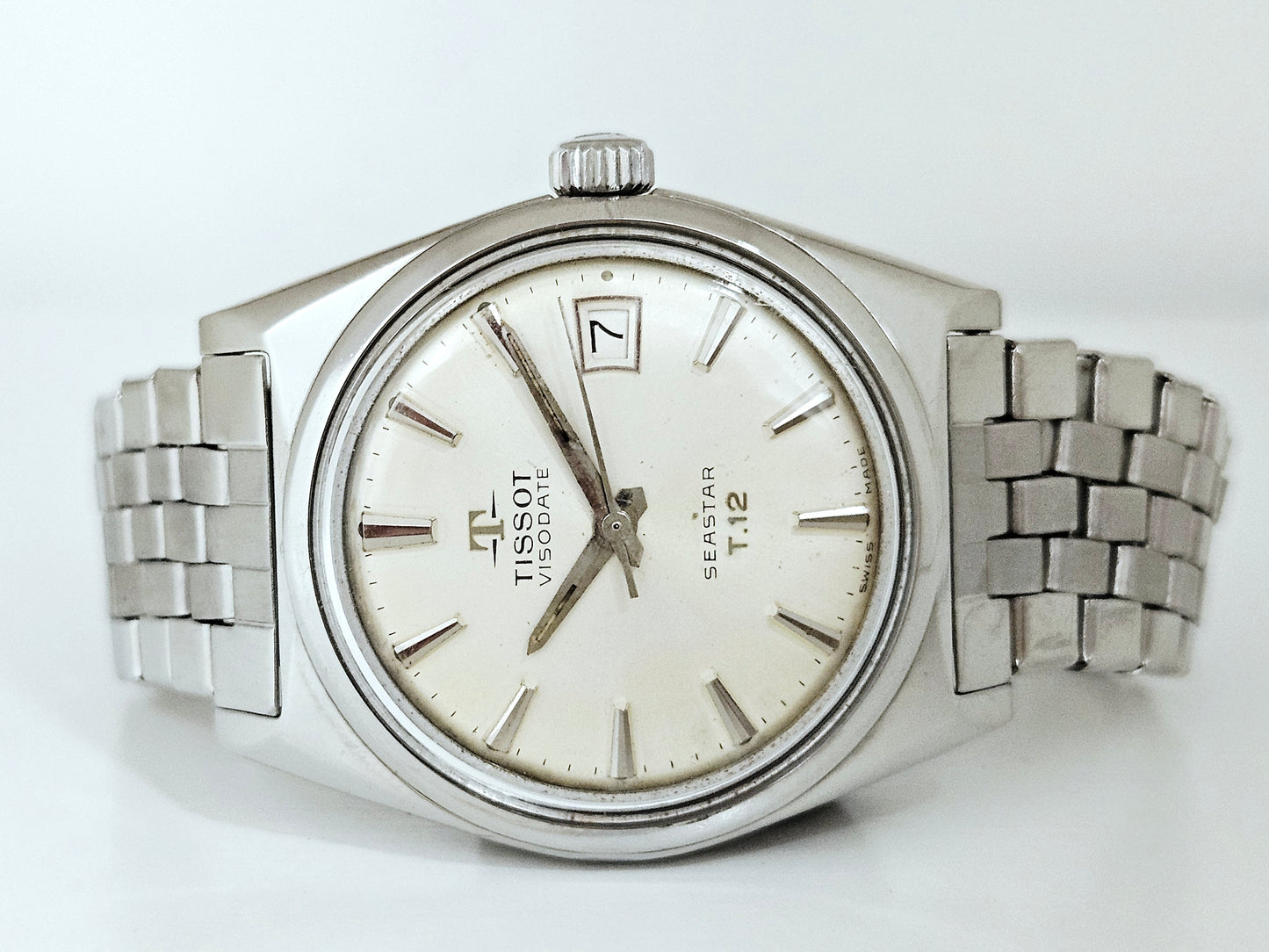 Tissot - Seastar Visodate T-12 - Ref. - 41512/42512-3 - Gay Freres Bracelet