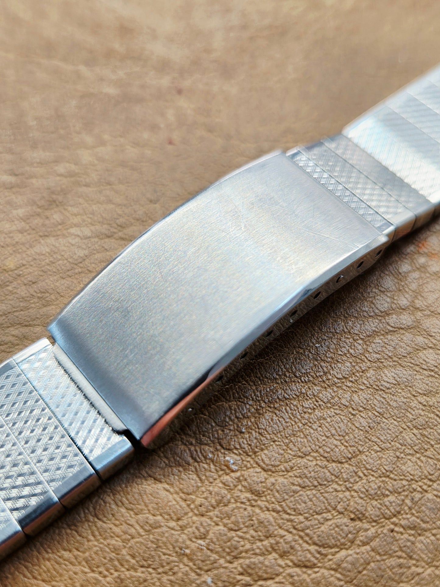 Bracciale STL Stelux - Acciaio Vintage - Prov. Pat 44865/65 - 19 mm
