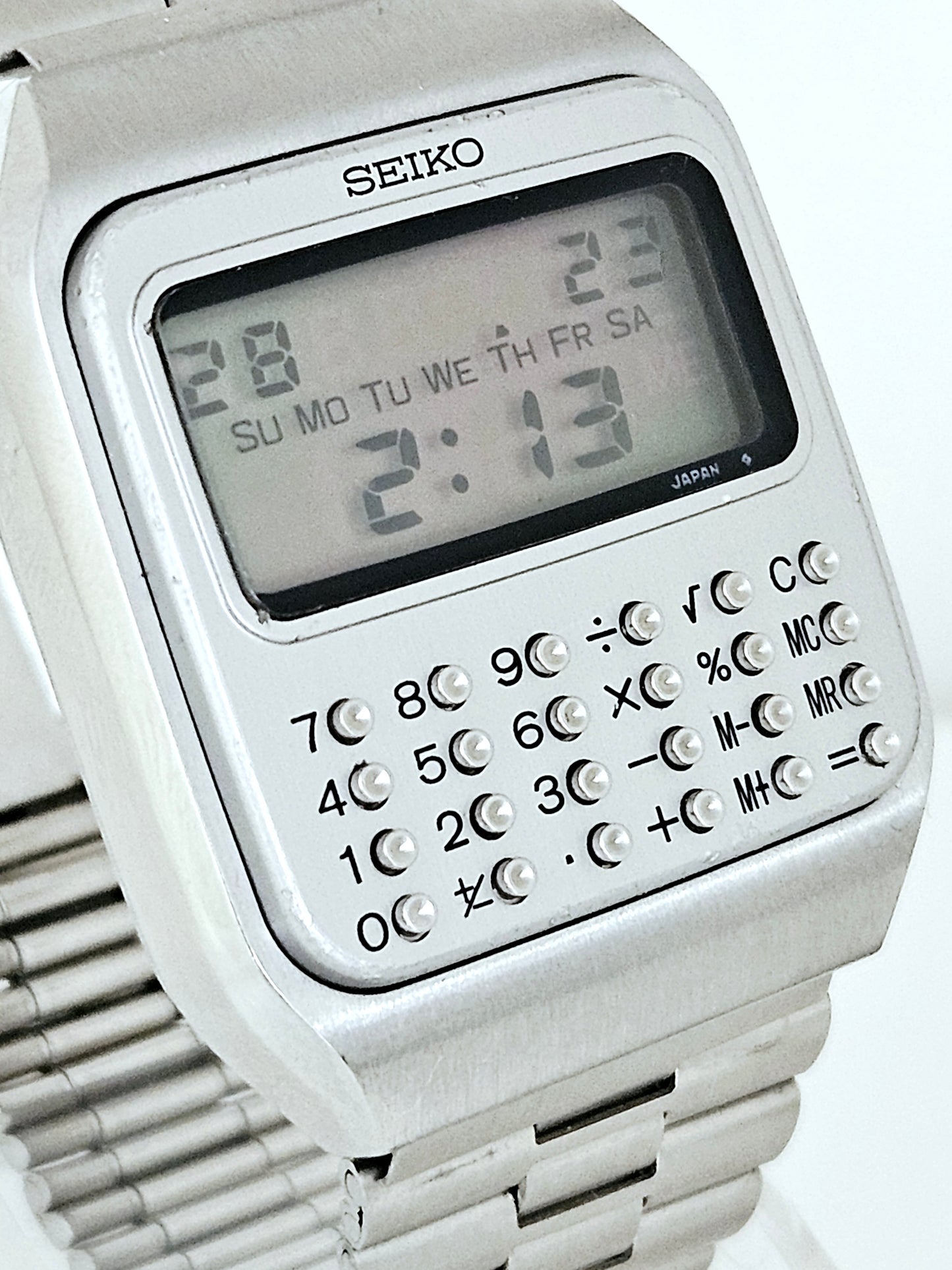 Seiko - Ref-C153-5011 - LCD Watch - First Calculator - Vintage 1978