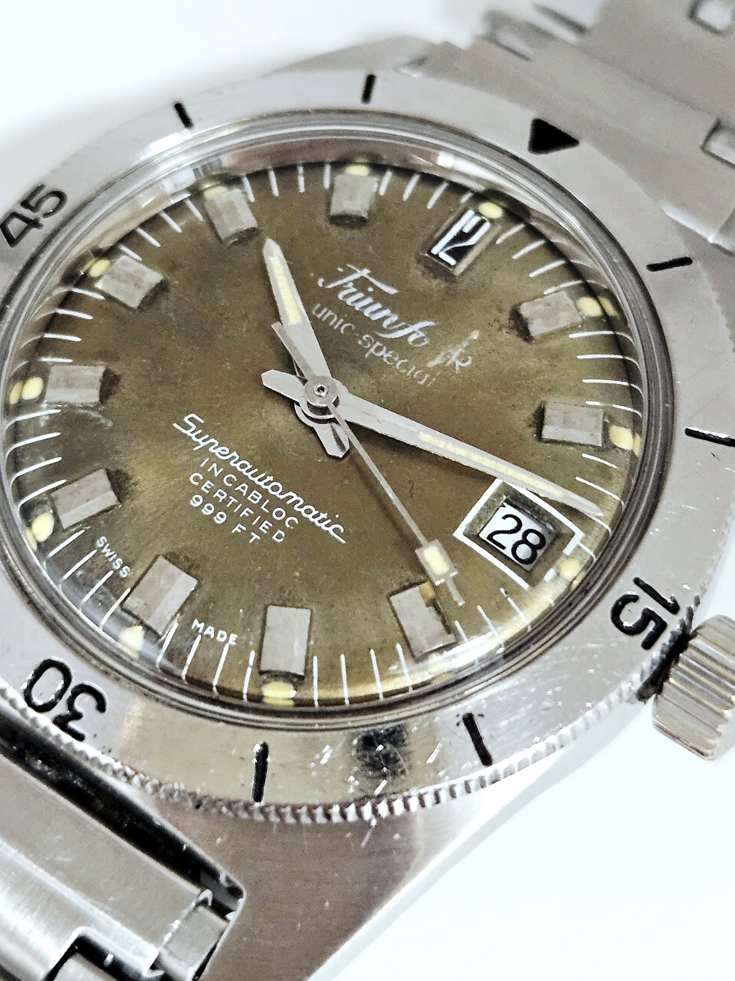 Rare - Triunfo - Mod. Unic-Special - SuperAutomatic - Diver - Aquastar Case