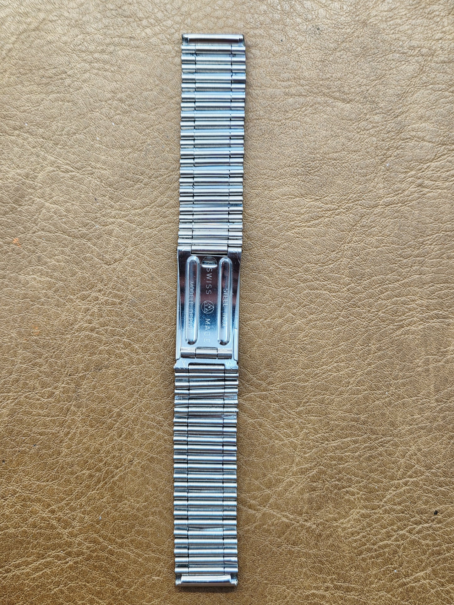 Bracciale Novavit S.A. - NSA x Zodiac - Acciaio Vintage - 18 mm