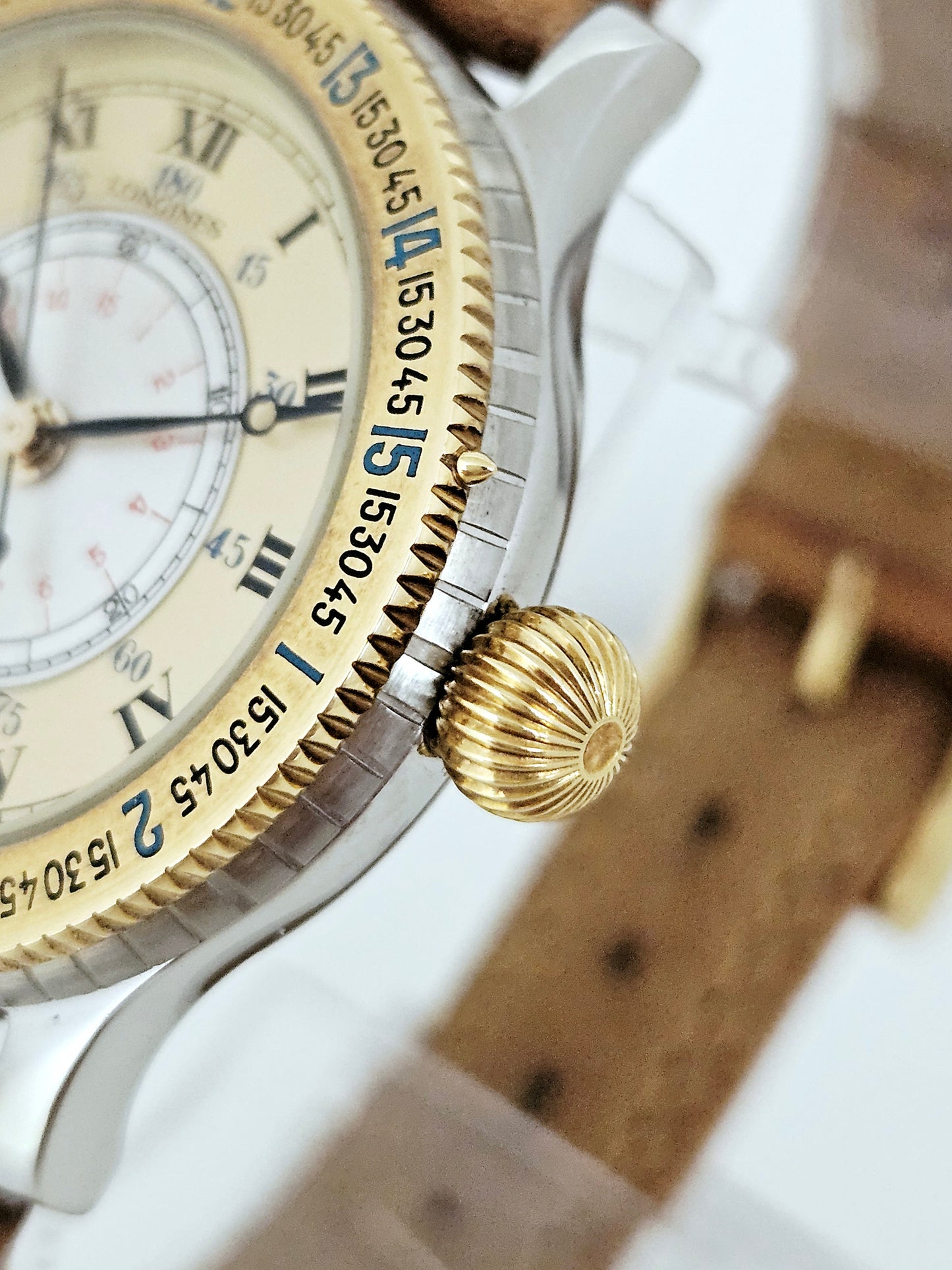 Longines - Lindbergh Hour Angle - Ref. 628-5229 - Gold/Steel - Full Set