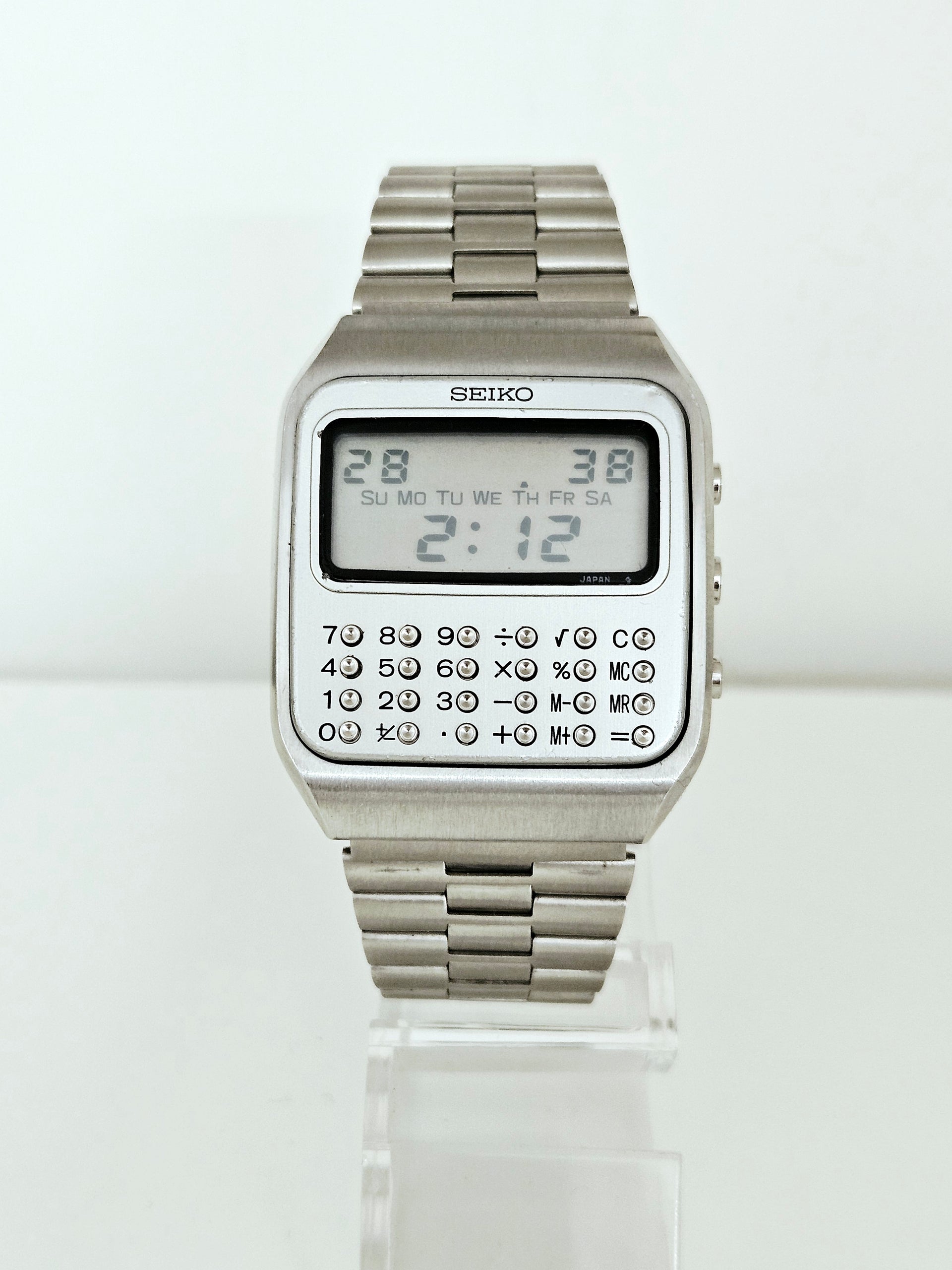 Seiko Ref-C153-5011 LCD Watch First Calculator Vintage