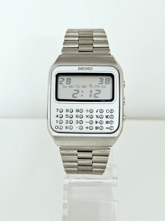 Seiko - Ref-C153-5011 - LCD Watch - First Calculator - Vintage 1978