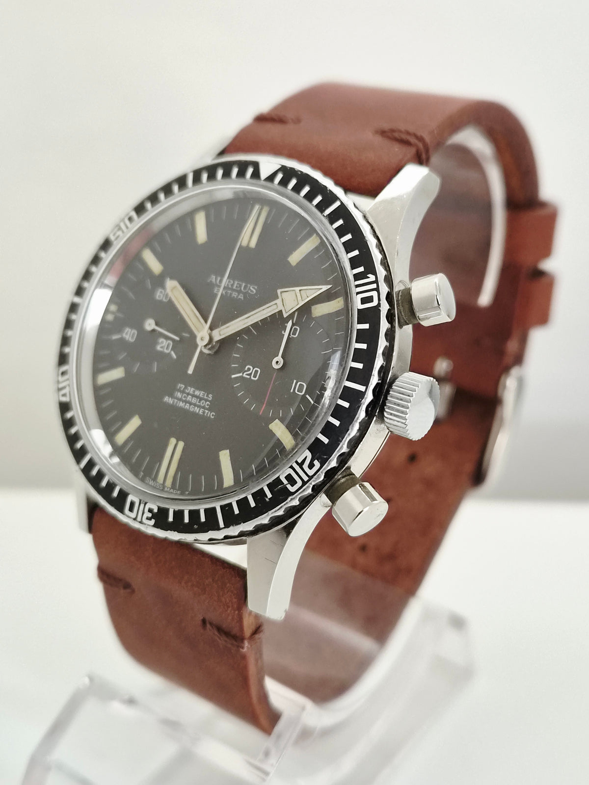Aureus Extra - Diver Chronograph - Valjoux 7730 - Steel Case - Salazar Mark