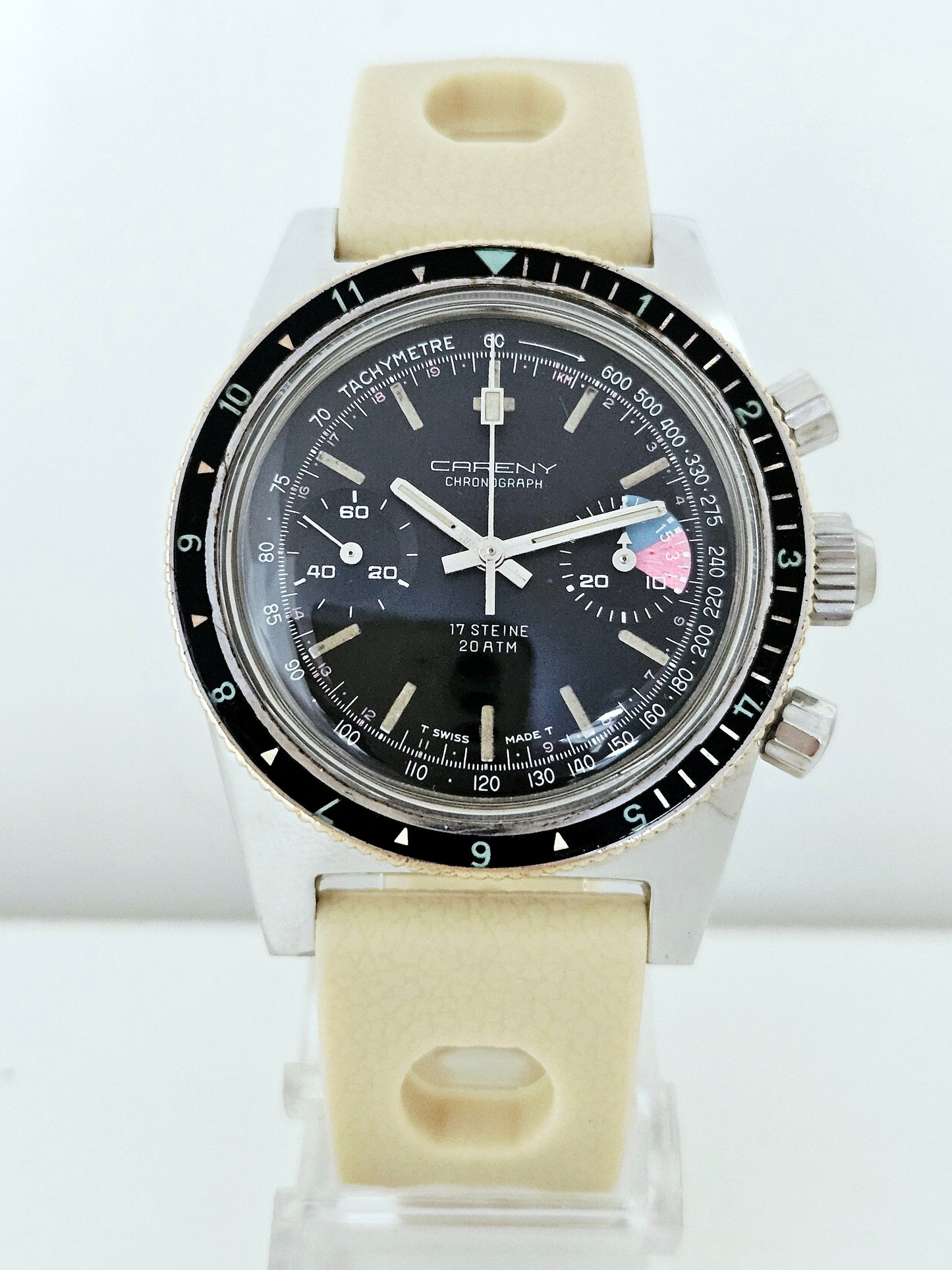 Careny (Jenny & Cie. SA) - Diver Chronograph - Valjoux 7733 - 20 Atm