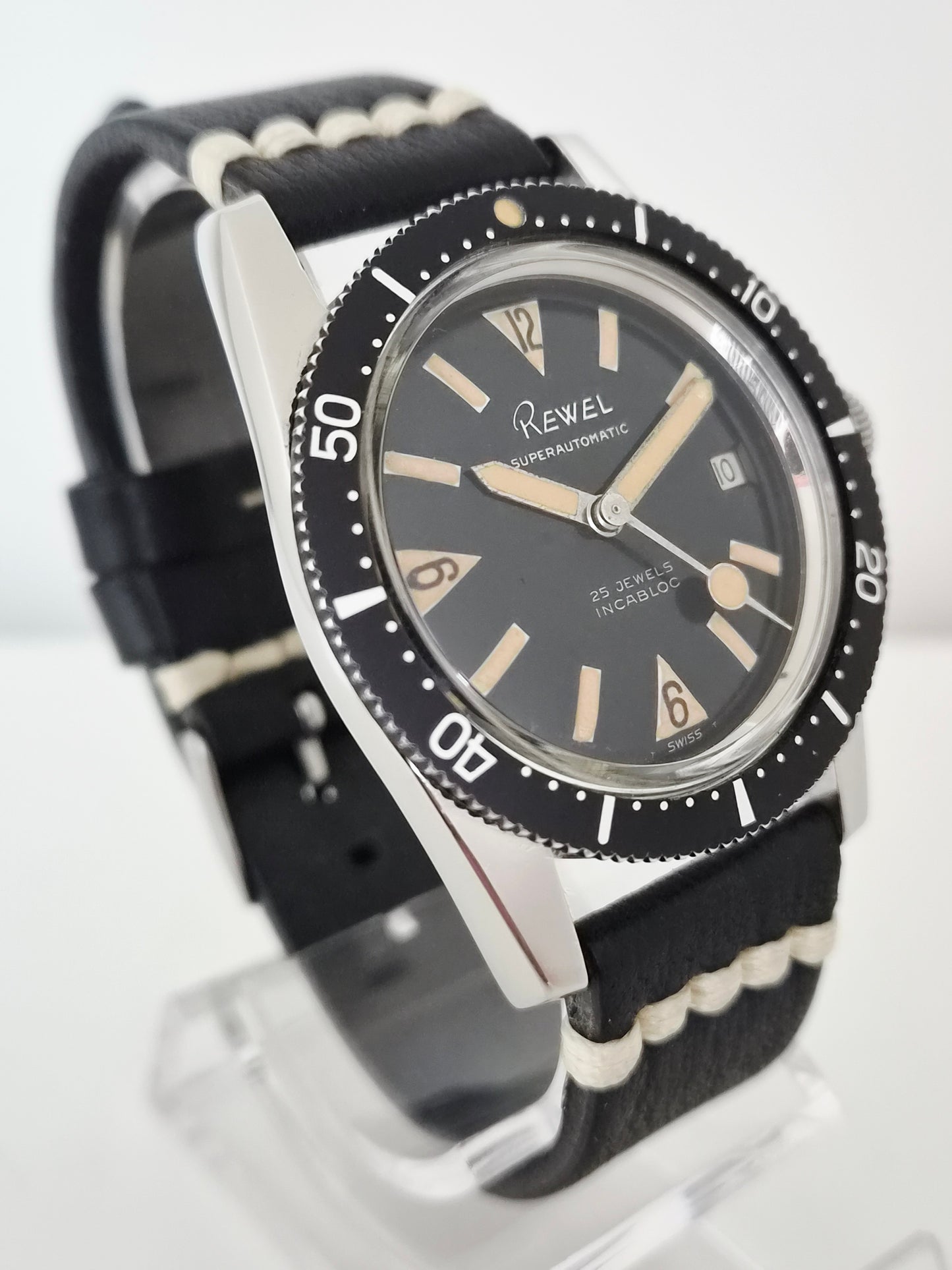 Rewel - Skin Diver - Mod. Submarine - Automatico - Steel Case 38 mm