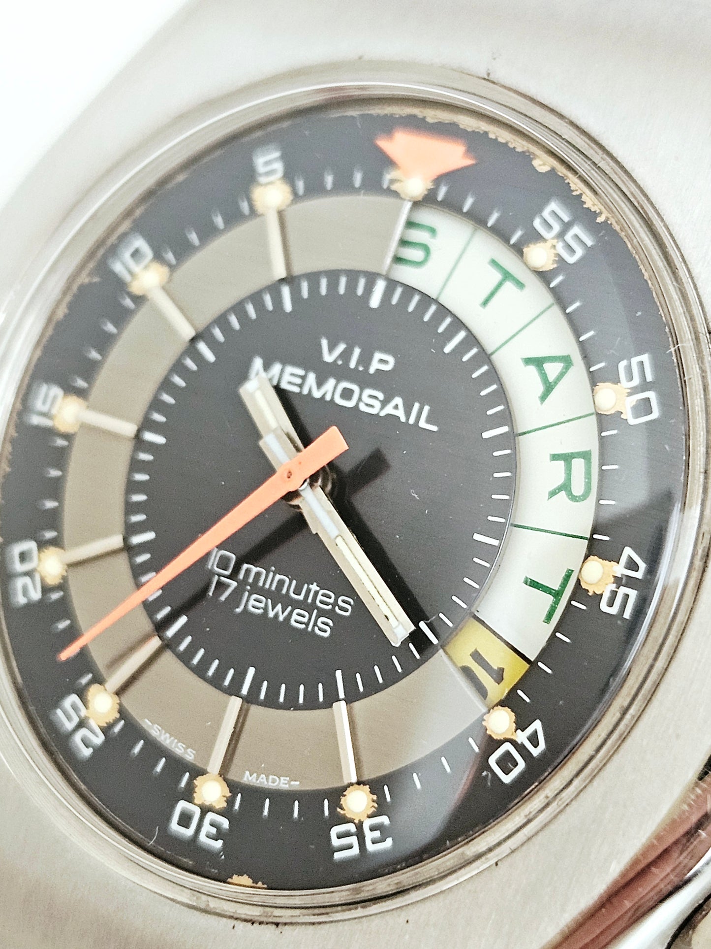 Vip - Memosail - Ref. 4168-1 - Regata Chronograph Watch - All Stainless Steel