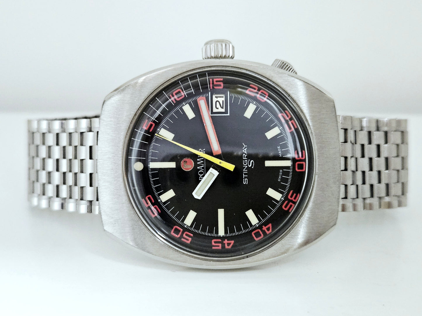 Roamer - Stingray S - Mk1 - Ref. 471-9120.602 - Automatico - Brevet Case - 660Ft - Diver Vintage