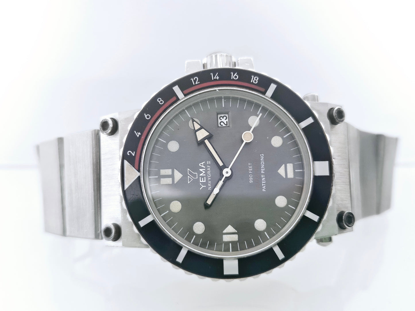 Yema Navygraf II -Automatic -Ref. 55.025.6 - Vintage Diver Breveté