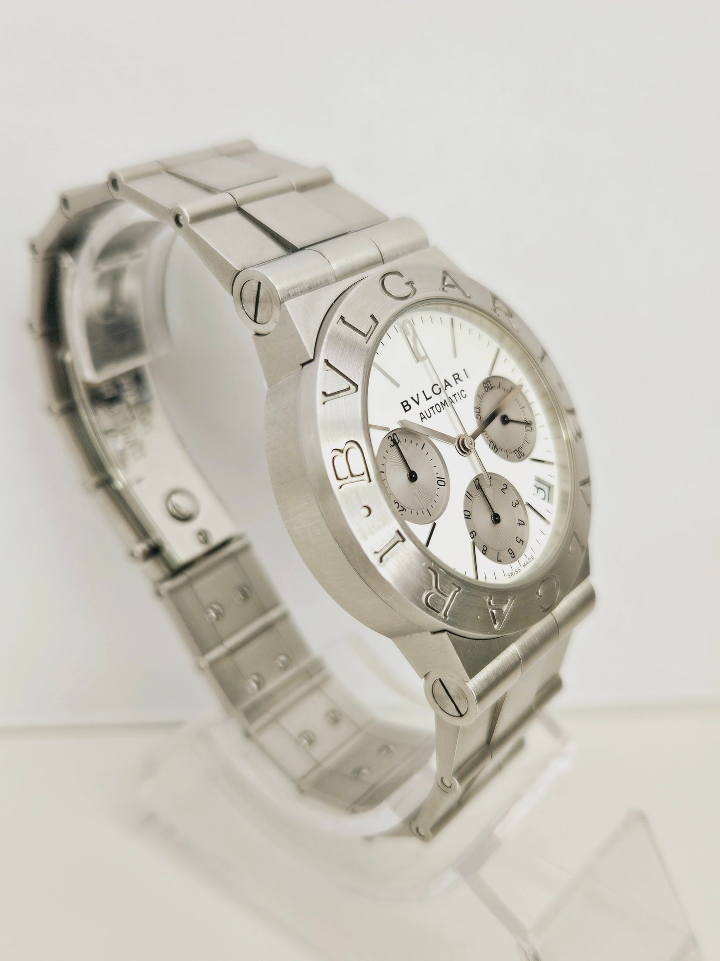 Bulgari - Diagono - Automatic Chronograph - Ref. CH35S - Panda Dial