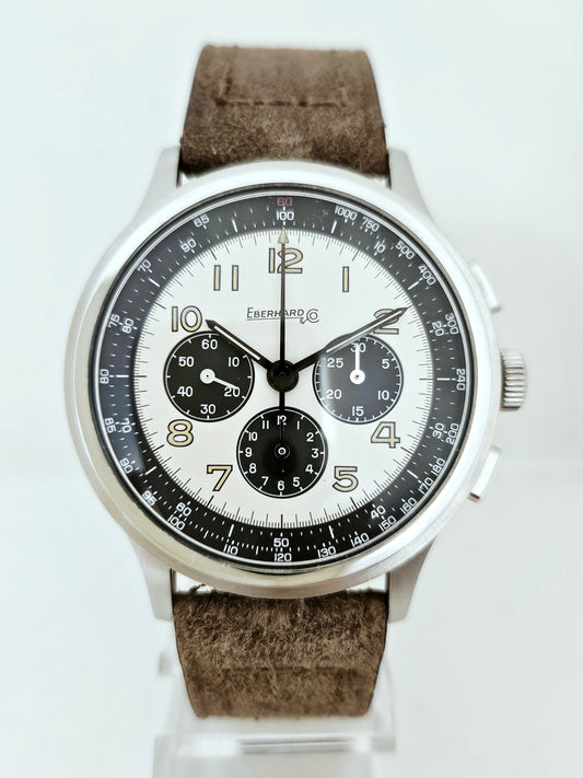 Eberhard & Co. - Mod. Aviograf - Ref. 31018 - Prima Serie - Tricompax Panda Dial