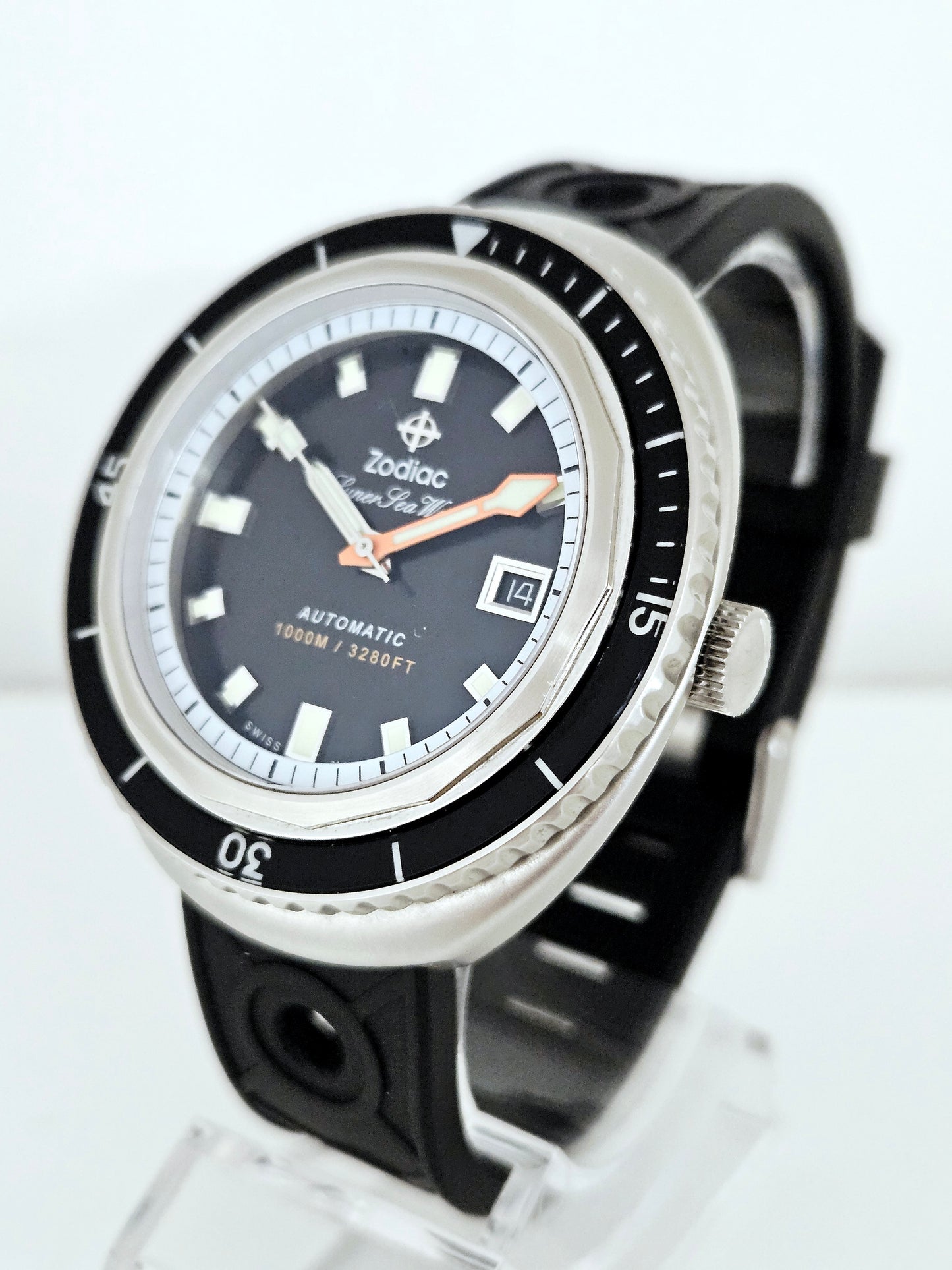 Zodiac - Super Sea Wolf 68 - Diver 1000 MT - Automatico - Box & Paper