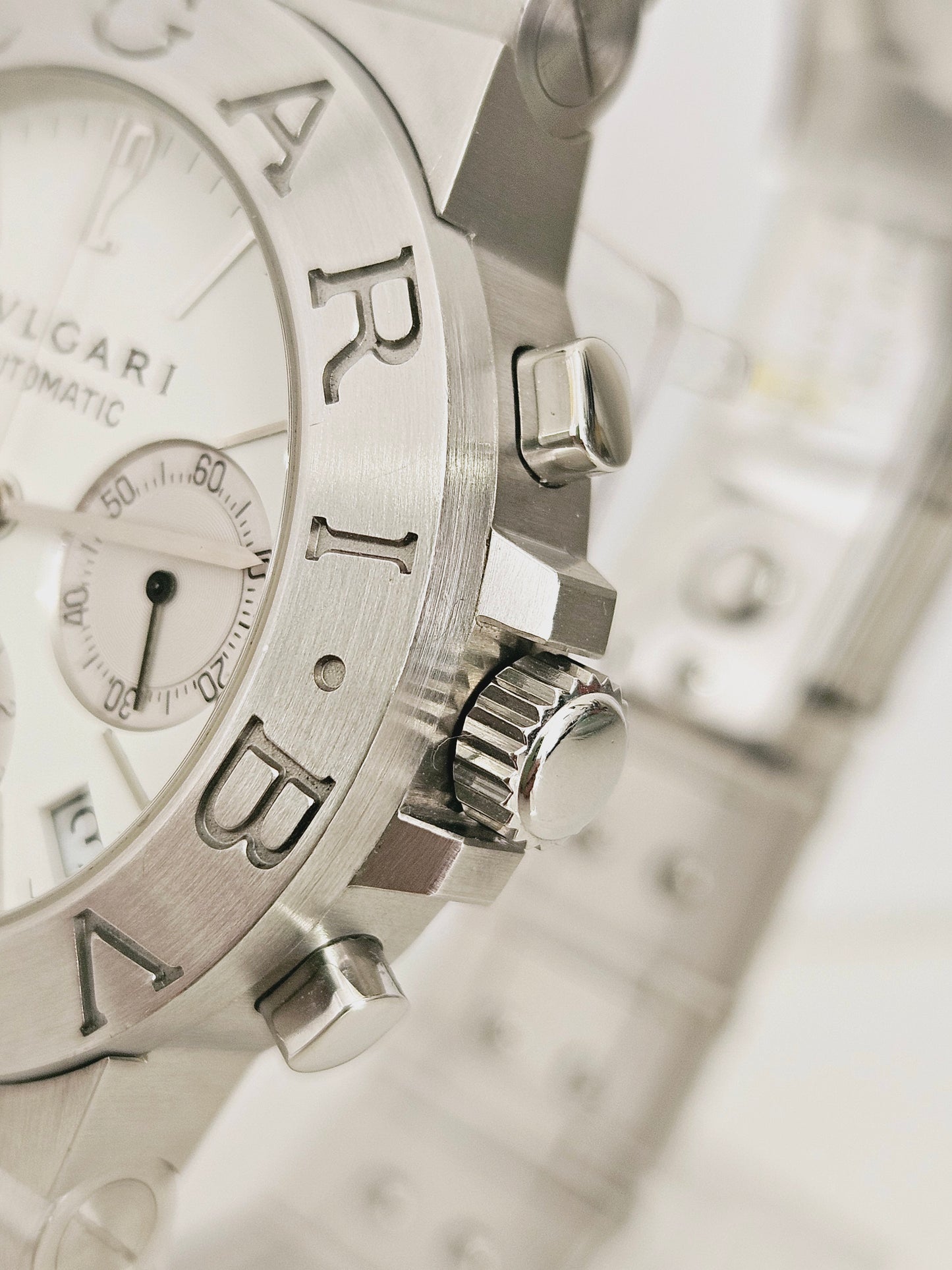 Bulgari - Diagono - Automatic Chronograph - Ref. CH35S - Panda Dial