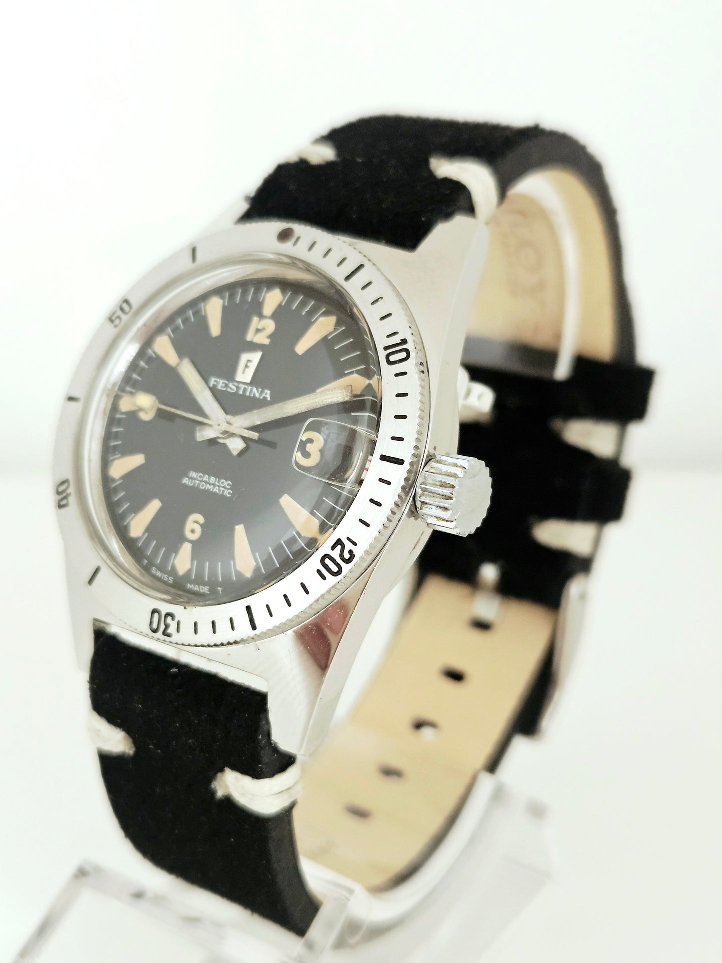 Festina - Skin Diver 600 Feet - Automatico - Steel Case - TSwissT